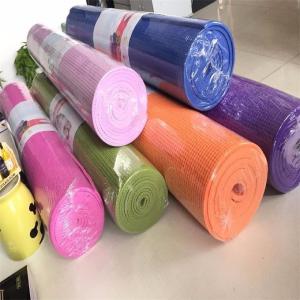 Quality PVC Organic Yoga Mat Eco - Friendly Thickness 3mm 4mm 5mm 6mm 8mm wholesale