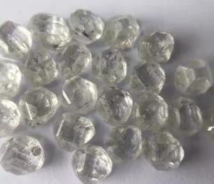 Quality 10-15ct Big Size White HPHT Rough Lab Grown Diamond For Grinding wholesale