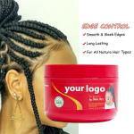 Unisex 48 Hours Strong Hold Hair Styling Gel Red Shine Jam 16 oz Custom Braiding