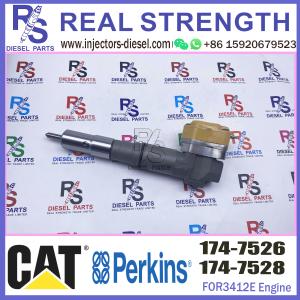 Quality Diesel Engine Fuel Injector Excavator Accessories Diesel Motor Parts 1747526 174-7526 for Caterpillar CAT 3412E 651E 657 wholesale