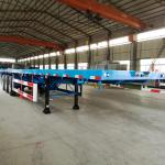 20/40/45 Feet 3 Bearing High Capacity Container Plate Semi-Trailer for Max