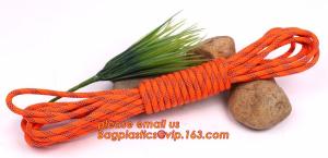 Quality 100% nylon 66 8mm 9mm 9.5mm climbing rope strength, high strength fire escape safety climbing rope wholesale