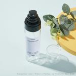 Flat Shoulder clear 3.38oz 4.05oz PET Plastic Spray Bottle