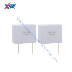 Quality 0.22μF Film Capacitor Polypropylene 1600VDC Self-healing for Inverters Medium Du/dt Series wholesale