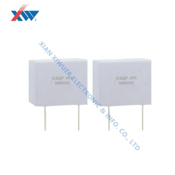 0.22μF Film Capacitor Polypropylene 1600VDC Self-healing for Inverters Medium Du