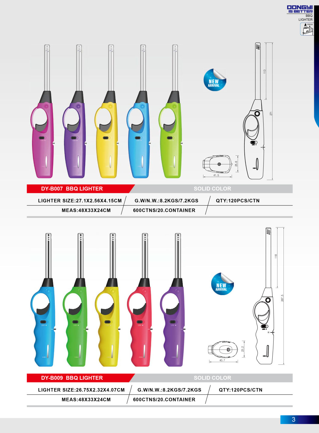Kitchen and Candle Long Gas BBQ Lighter for Camping Barbecue