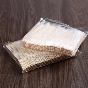 Quality Unbleached Recycled Picnic Disposable Wooden Cutlery Set Biodegradable Bagasse wholesale