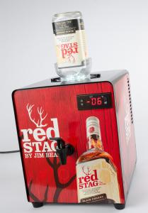 Quality Bars / Restaurants mini Iron Steel Shot Chiller Dispenser With 900ml big Inner Tank wholesale