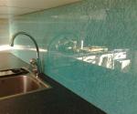 Ice Cracked Toughened Laminated Glass For Kitchen Splashbacks