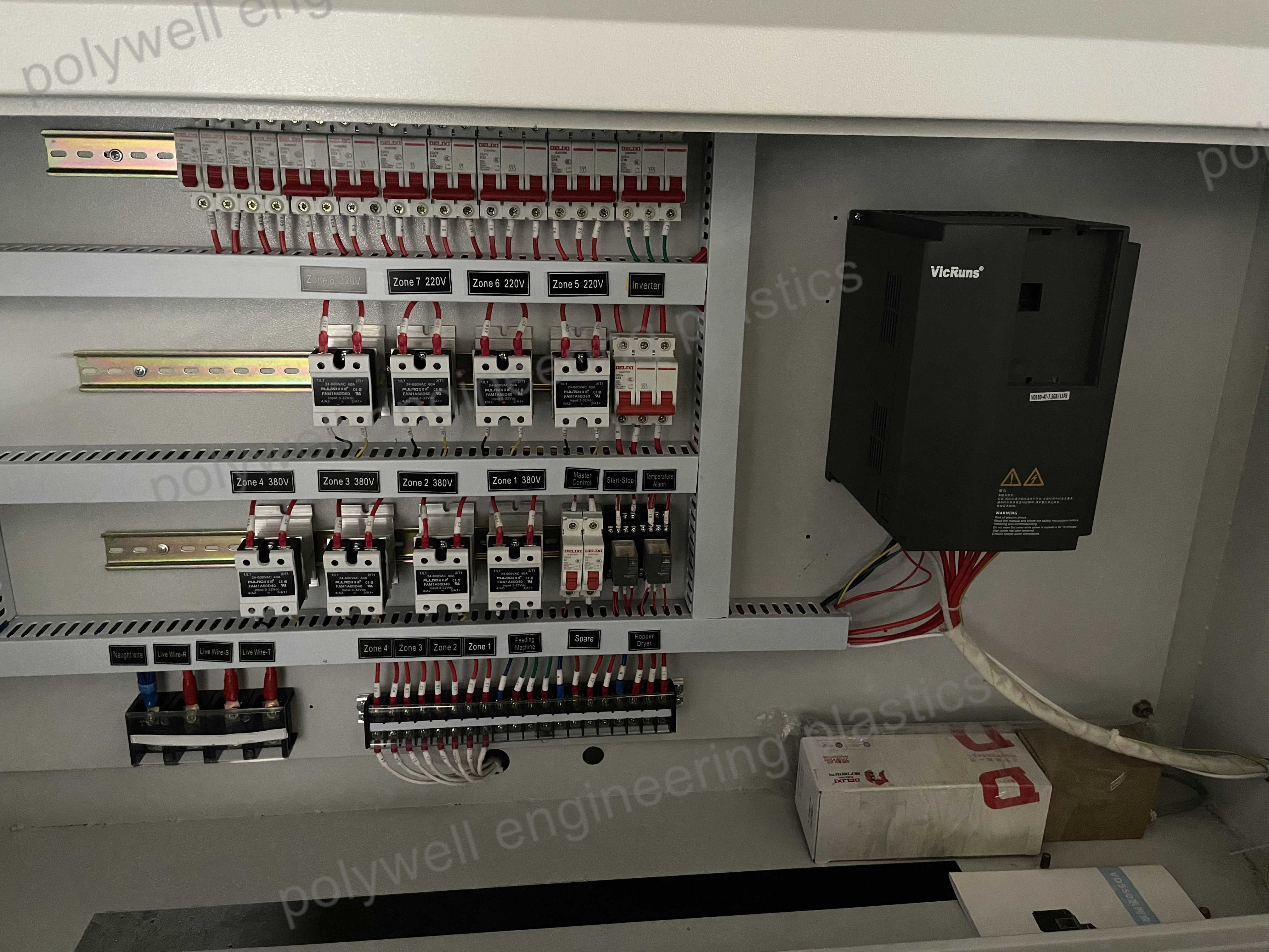 Polymer Extruder Machine / Heating Barrier Profiles Extrusion Machine