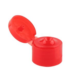 Quality Cosmetic Packaging Ribbed Screw 20/410 Flip Cap Lid wholesale
