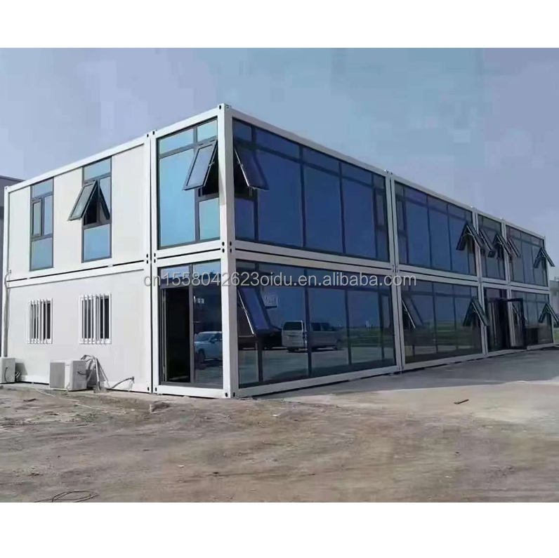 Modern Design Style Office Building for Hotel Resort Made of Prefabricated Steel Structure and Sandwich Panel Container House