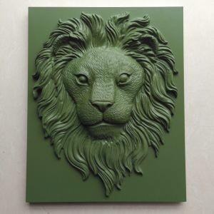 Quality Silicone Leather Glue Mold Embossing Ink Stamp Custom Lion Animal Pattern wholesale