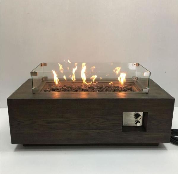 Factory price home decoration real flame LPG NPG propane outdoor gas fireplace