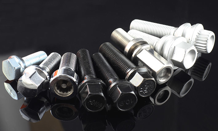 Black Grade 10.9 M14x1.25 Extended Lug Bolts Shank 46mm For BMW F Chassis G Chassis & Mini