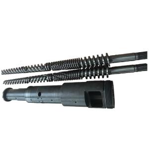 Quality 0.5-0.8mm Twin Screw Barrel Conical For Cincinnati Milacron Extruder Machine wholesale
