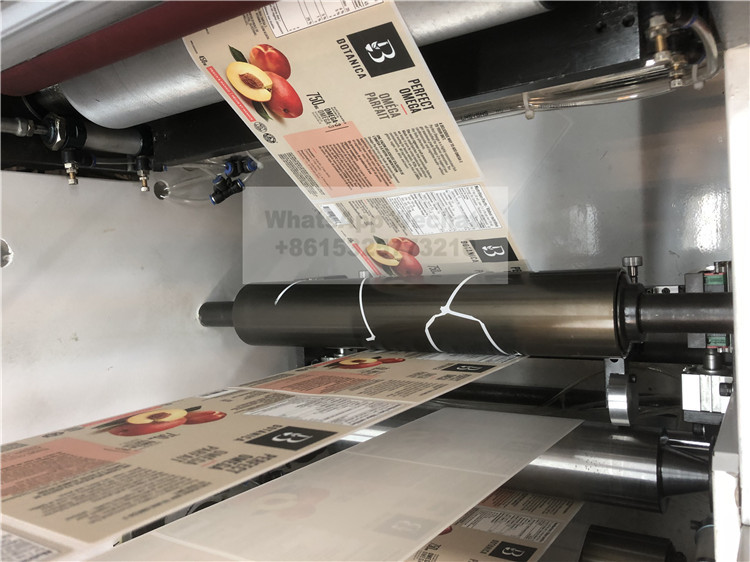 Full Rotary Through Die Cutting Machine With In Mold Label Die Cutting And Conveyor