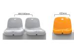 Sturdy Opal Football Stadium Seats Sports Public Seating For Bleachers
