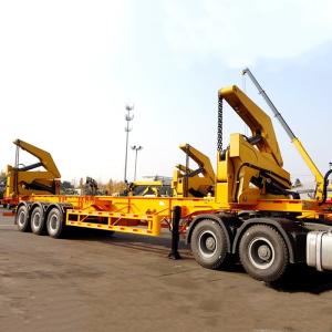 Quality 1020mm Length 45t Loading CIMC 40Ft Container Side Loader wholesale
