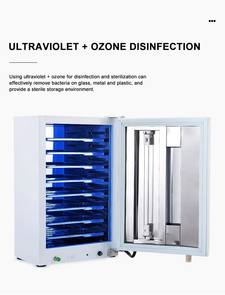 27L UV Light Cabinet Single Door Stainless Steel Dental UV Cabinet With Time Setting