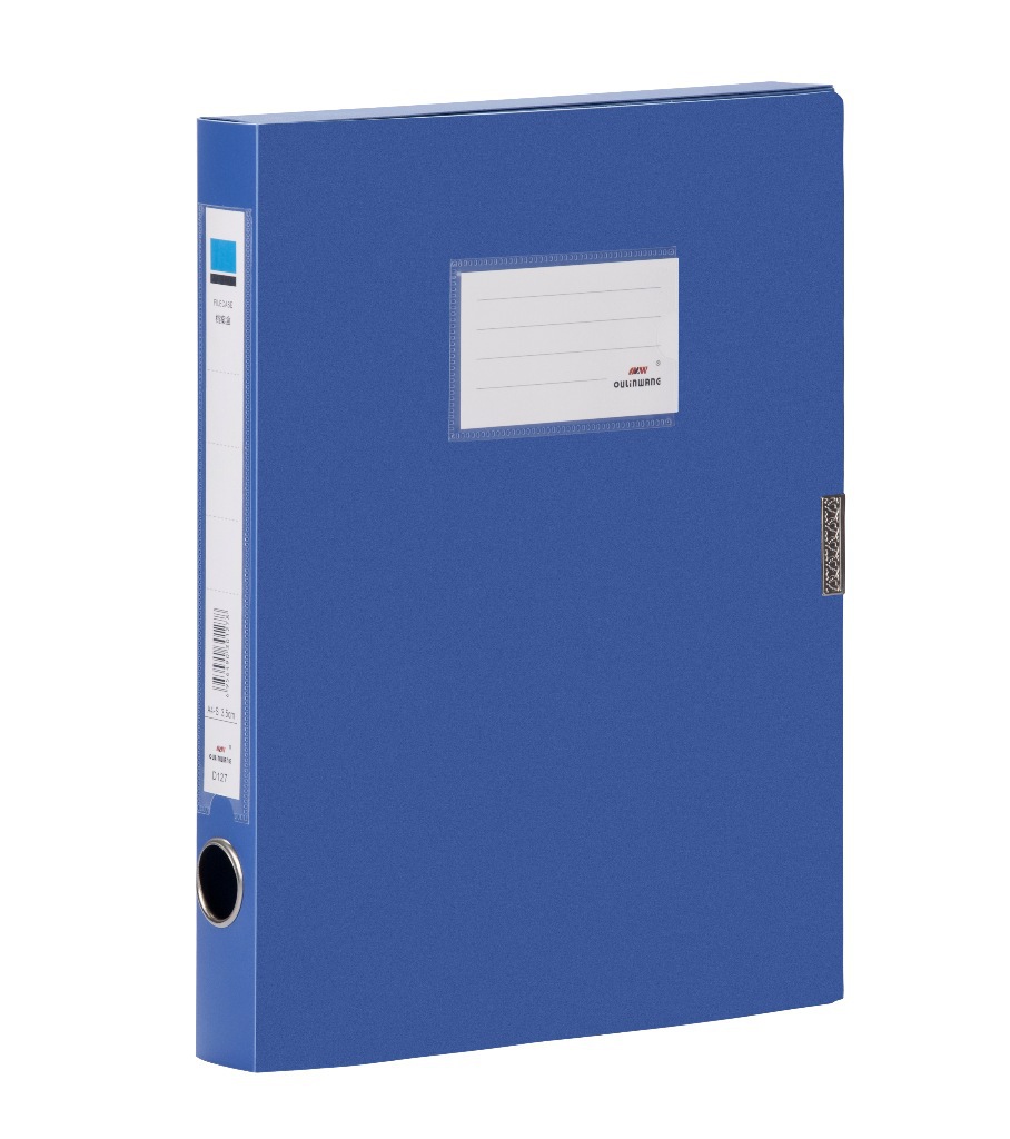 Customizable Colors 5.5cm BOX FILE A4 PP File Folder Box for Office and Home Storage