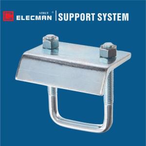 Quality U Bolt Type Strut Channel to Beam Beam Clamps Zinc Plated Steel wholesale