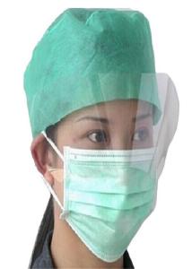 Quality Chemical Resistant Non Woven Face Mask Dust Proof With Transparent Shield wholesale