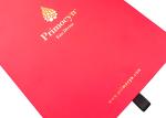 Luxury Red Cosmetic Box Packaging Offset Printing With Magnetic Closure