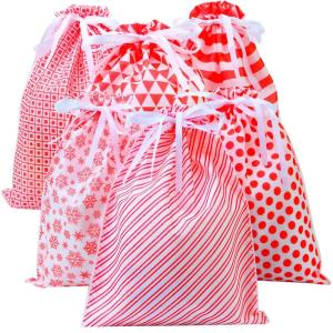 Quality Christmas 120x0.4cm OEM PE 20cm Camouflage Drawstring Bag wholesale