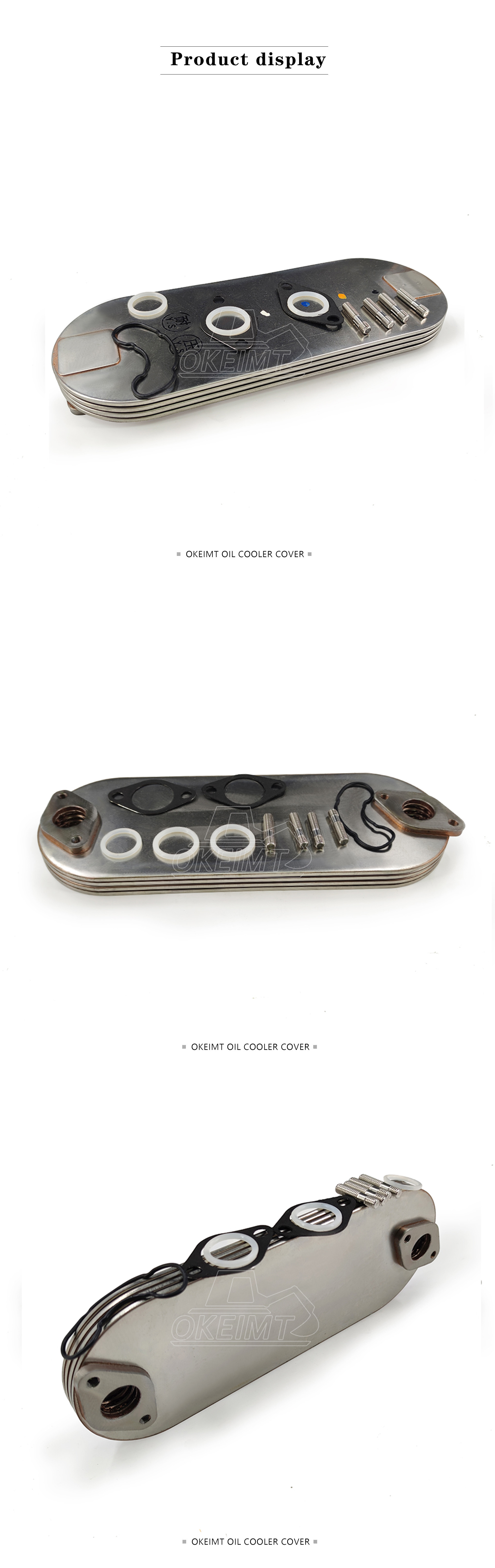Isuzu 4HK1 Oil Cooler Hydraulic 8-97334100-1 Aluminum Die Casting