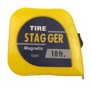 Quality 10 Feet * 1/4&quot; Magnetic Racing Tire Stagger Tape Measure with Wide Blade and Industrial-Grade Metal Construction wholesale