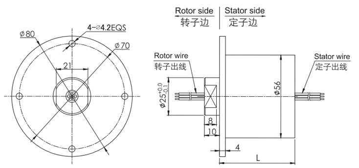 Waterproof Slip Ring_conductive slip ring