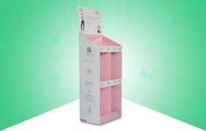 Quality OEM ODM Pink Point Of Sale Cardboard Display Stands With Heavy Duty Design wholesale