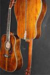 AAAA all solid koa wood guitar dreadnought body solid koa acoustic electric