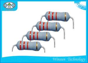 China Stable Performance Metal Oxide Film Resistor 1/8W - 5W For Information Industries on sale
