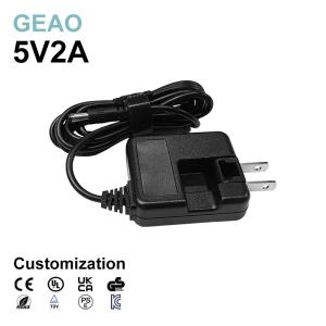 Quality 5.3V 2A Wall Mount Power Adapters For Sewing Machine / Single Color Neon wholesale