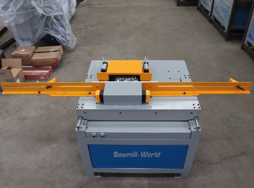 15KW Single Stringer Wood Pallet Machine Wood Notching Machine