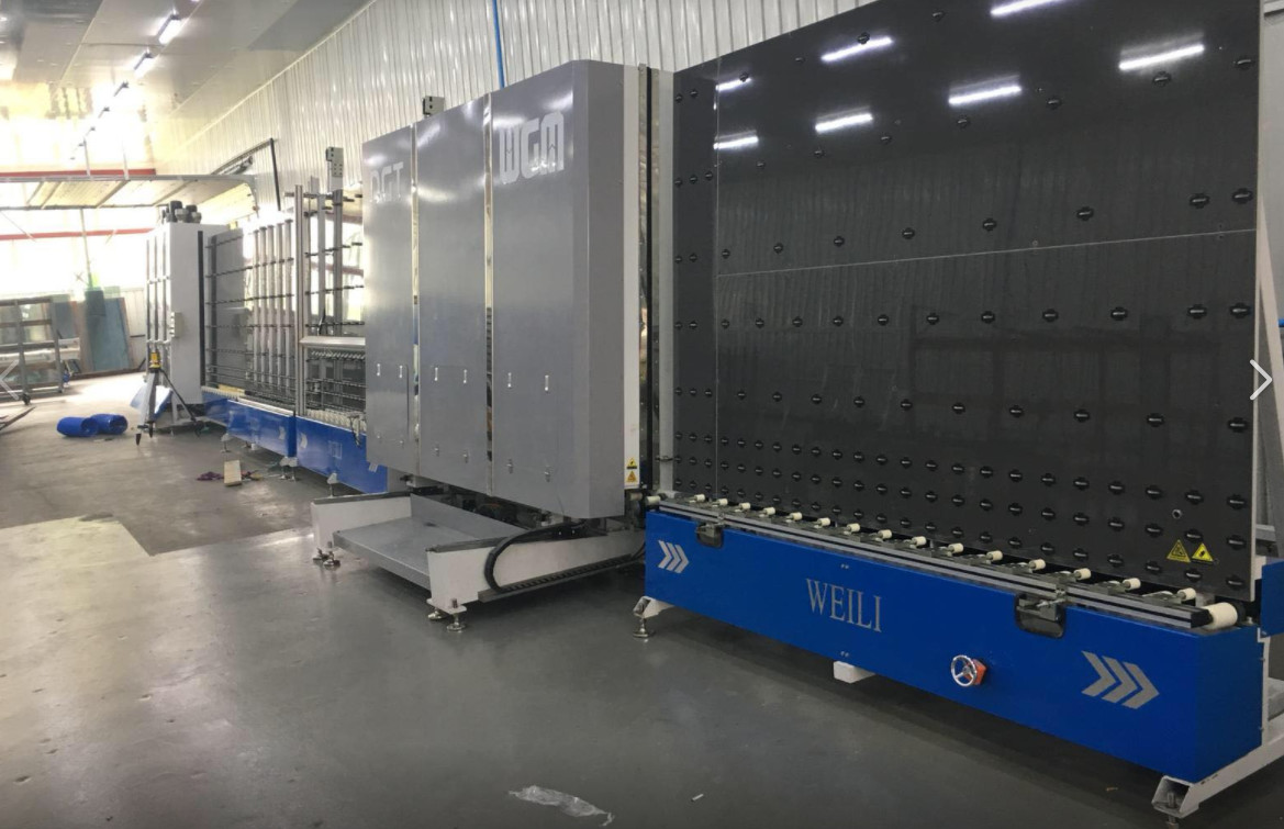 LBW2500PC Blue & White Insulating Glass Machine , Double Glazing Glass Machine