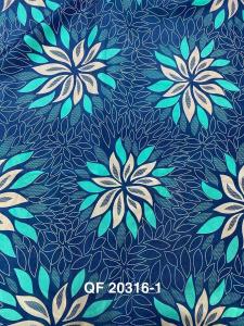 Quality 2.1m Wide 100gsm Polyester Tricot Fabric Flower Printing For Mattress Cover wholesale