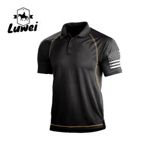 Quality Breathable Office Cotton Polo T Shirts Short Sleeved Wear Oversize Uniform wholesale