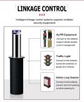 High-Security Automatic Bollards Crash-Rated Hydraulic Rising Bollard with
