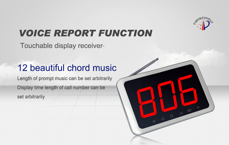 Best Price Personal Wireless Pager Call Bell System For Restaurant