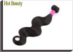 100G Brazilian Virgin Hair Extension Body Wave Natural Black , Tangle Free