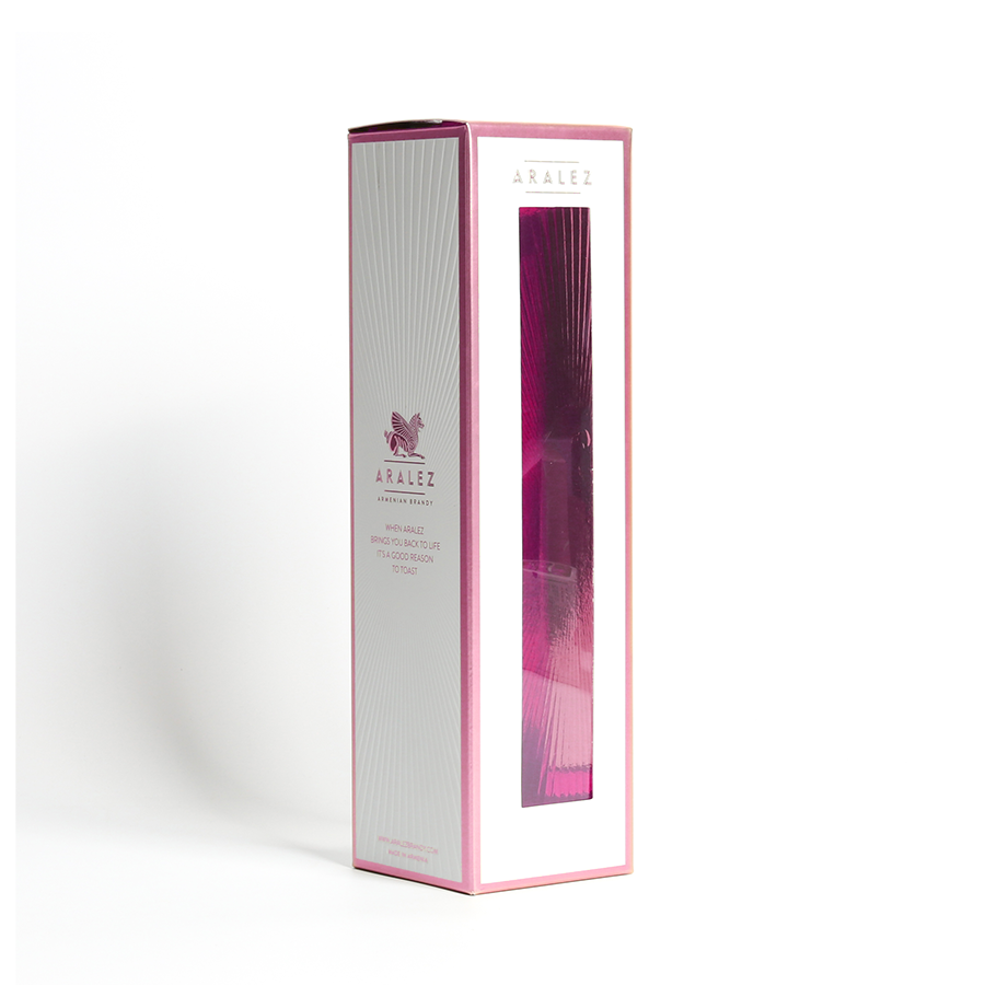 Rectangle Slotted Ivory Cardboard Box For Perfume Bottle Packaging Custom Printed