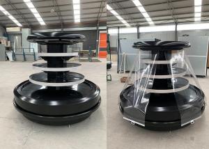 Quality Semi Vertical Medium Temp Air Cooled Round Shape Open Cooler Remote wholesale