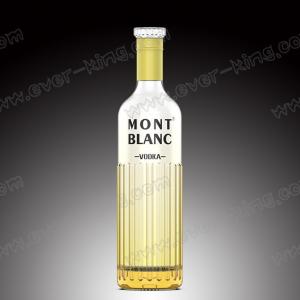 Quality Thick Bottom Luxury Vodka Glass Bottle 500 ml 700 ml 750 ml wholesale