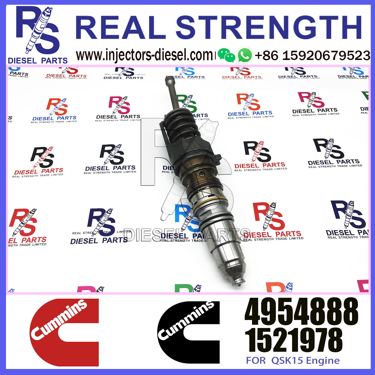 OTTO QSKX15 Fuel Injector Assembly 4062569 4928260 4088665 4088725 4954888