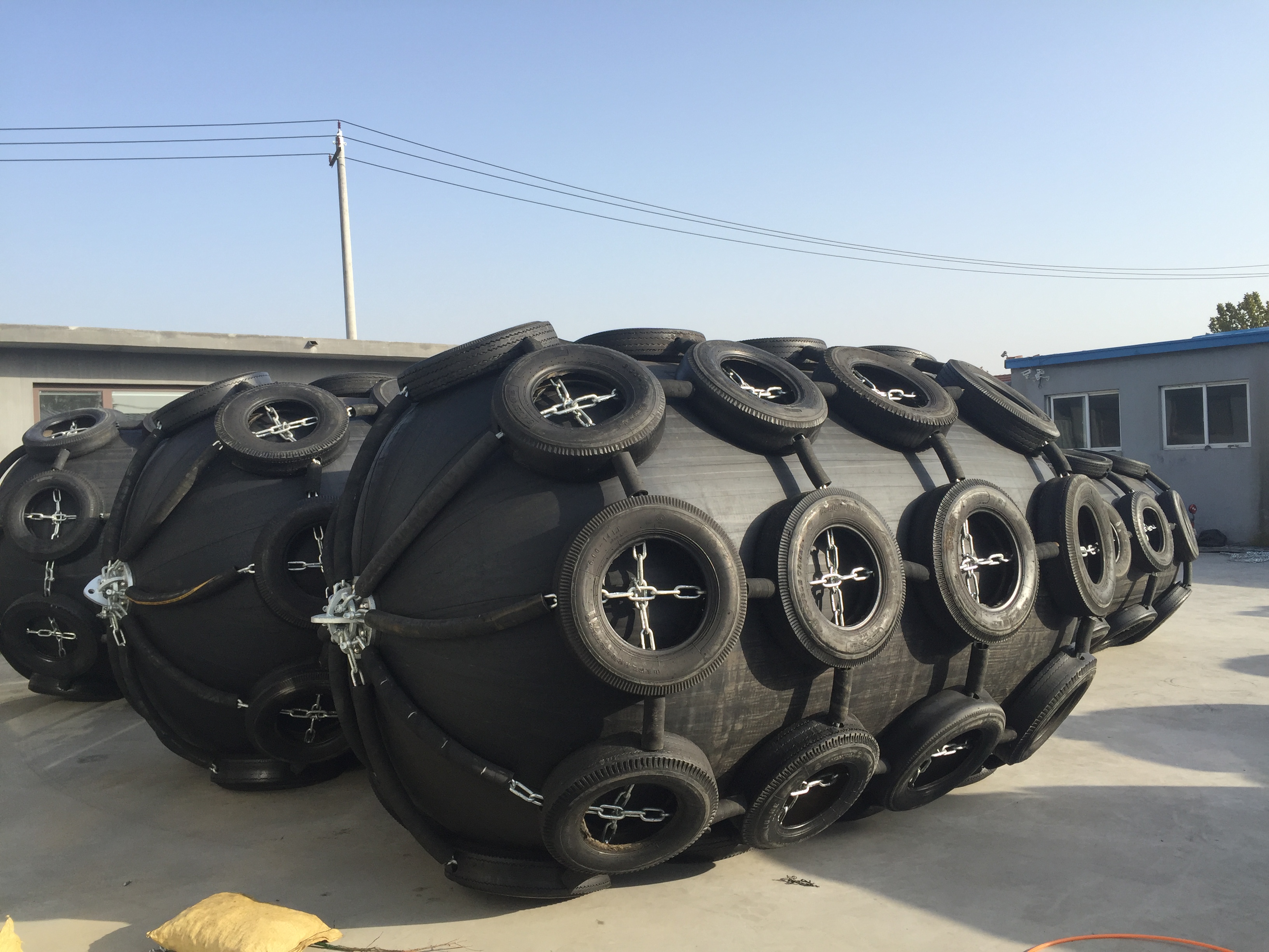 Dock Floating 50kpa 80kpa Yokohama Type Pneumatic Rubber Fender 0