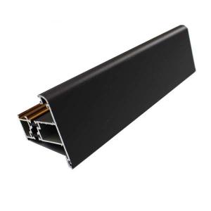 Quality Hexagonal Wood Finish Aluminium Profiles Customized For Stand Display wholesale