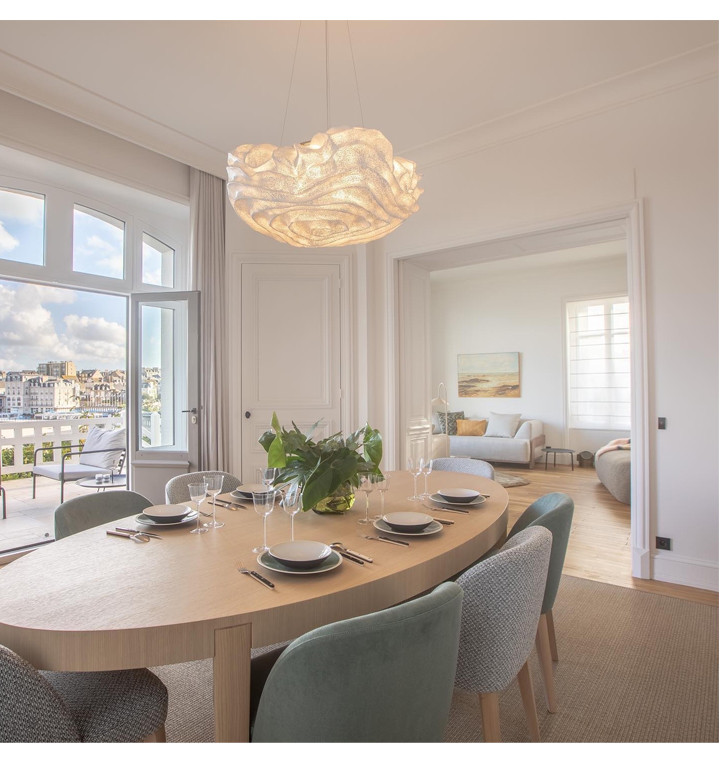 Designer Chrome Chandelier Nordic Nevo Pendant Light(WH-AP-601)